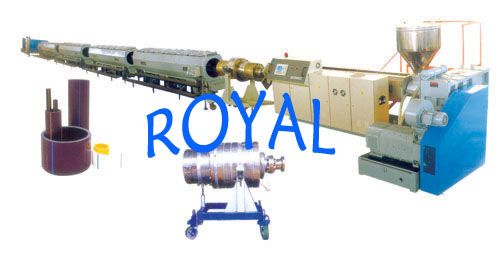 HDPE/MDPE large diameter gas/water supply pipe extrusion line